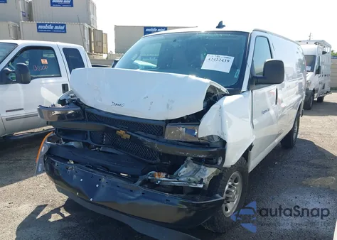 2023 Chevrolet Express Cargo Rwd 2500 Regular Wheelbase Wt from USA, damaged, VIN 1GCWGAFP9P1211380